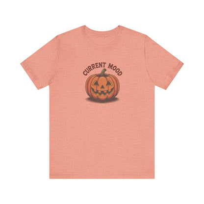 Current Mood (Vintage Jack) — Retro Halloween Tee (Light)