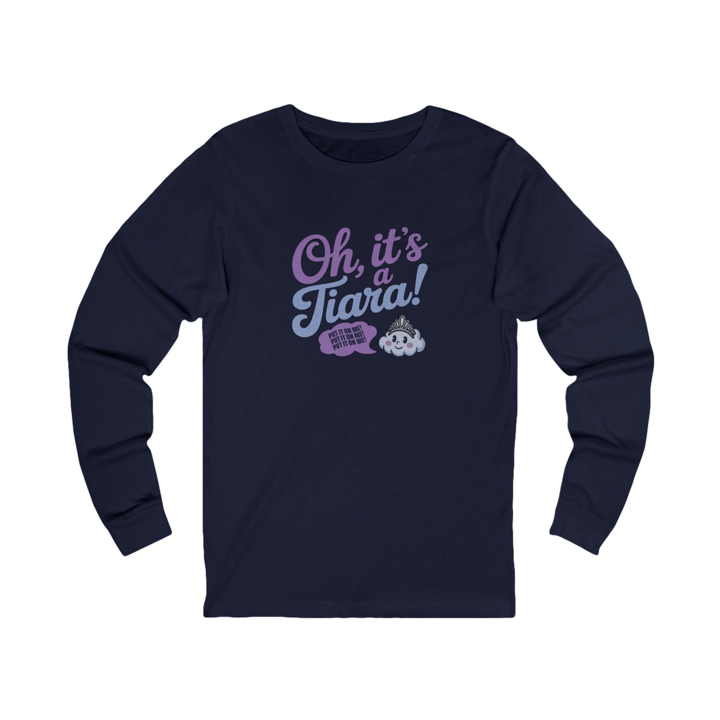 Oh, It’s a Tiara! (Put It On Me!) — Amy Farrah Fowler Retro Long Sleeve (Dark)