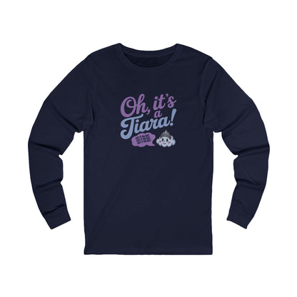 Oh, It’s a Tiara! (Put It On Me!) — Amy Farrah Fowler Retro Long Sleeve (Dark)