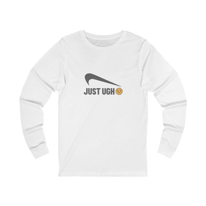 Just Ugh 😒 Athletic Parody — Retro Workout Long Sleeve (Light)