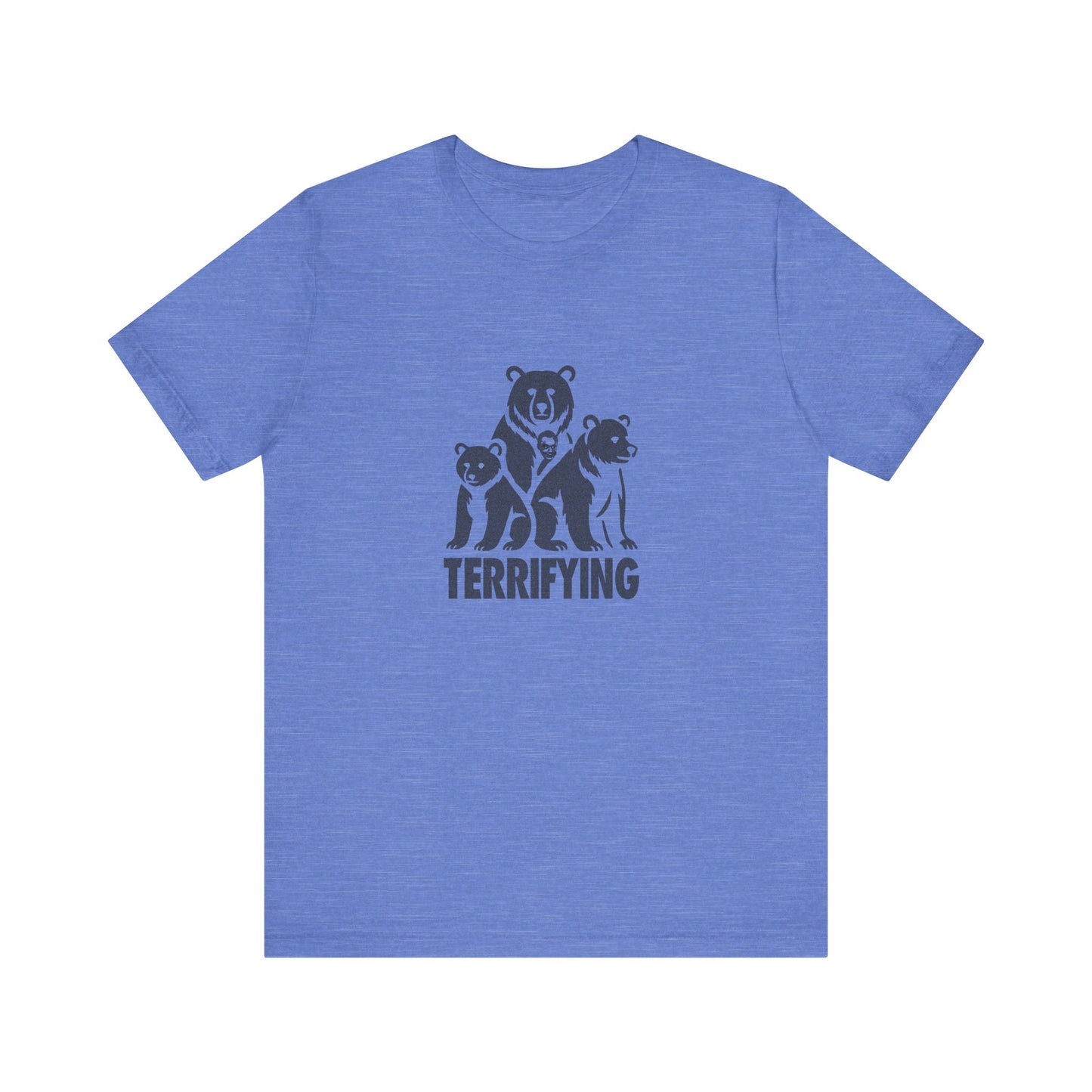 Bears Are Terrifying — Retro Silhouette Tee (Light)