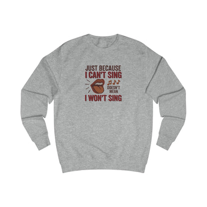 Sing Like Nobody’s Listening — Retro Sweatshirt (Light)