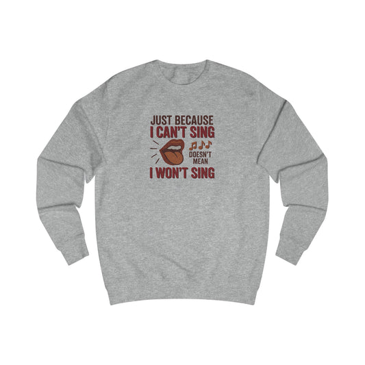 Sing Like Nobody’s Listening — Retro Sweatshirt (Light)