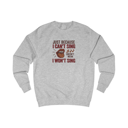 Sing Like Nobody’s Listening — Retro Sweatshirt (Light)