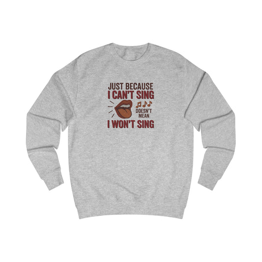 Sing Like Nobody’s Listening — Retro Sweatshirt (Light)