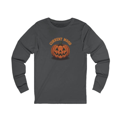 Current Mood (Vintage Jack) — Retro Halloween Long Sleeve (Dark)