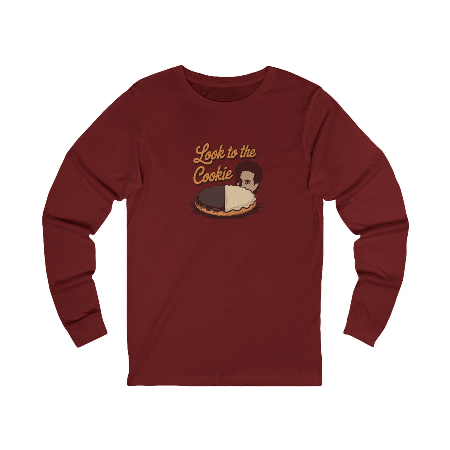 Look to the (Black-and-White) Cookie — Seinfeld Retro Long Sleeve (Dark)