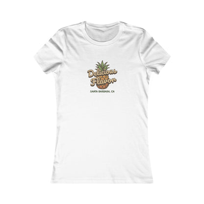 Delicious Flavor — Santa Barbara Pineapple Women's Tee (Light)