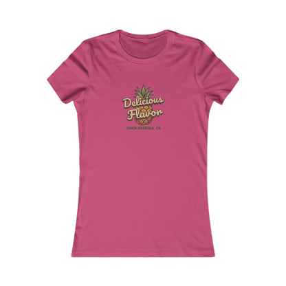 Delicious Flavor — Santa Barbara Pineapple Women's Tee (Light)