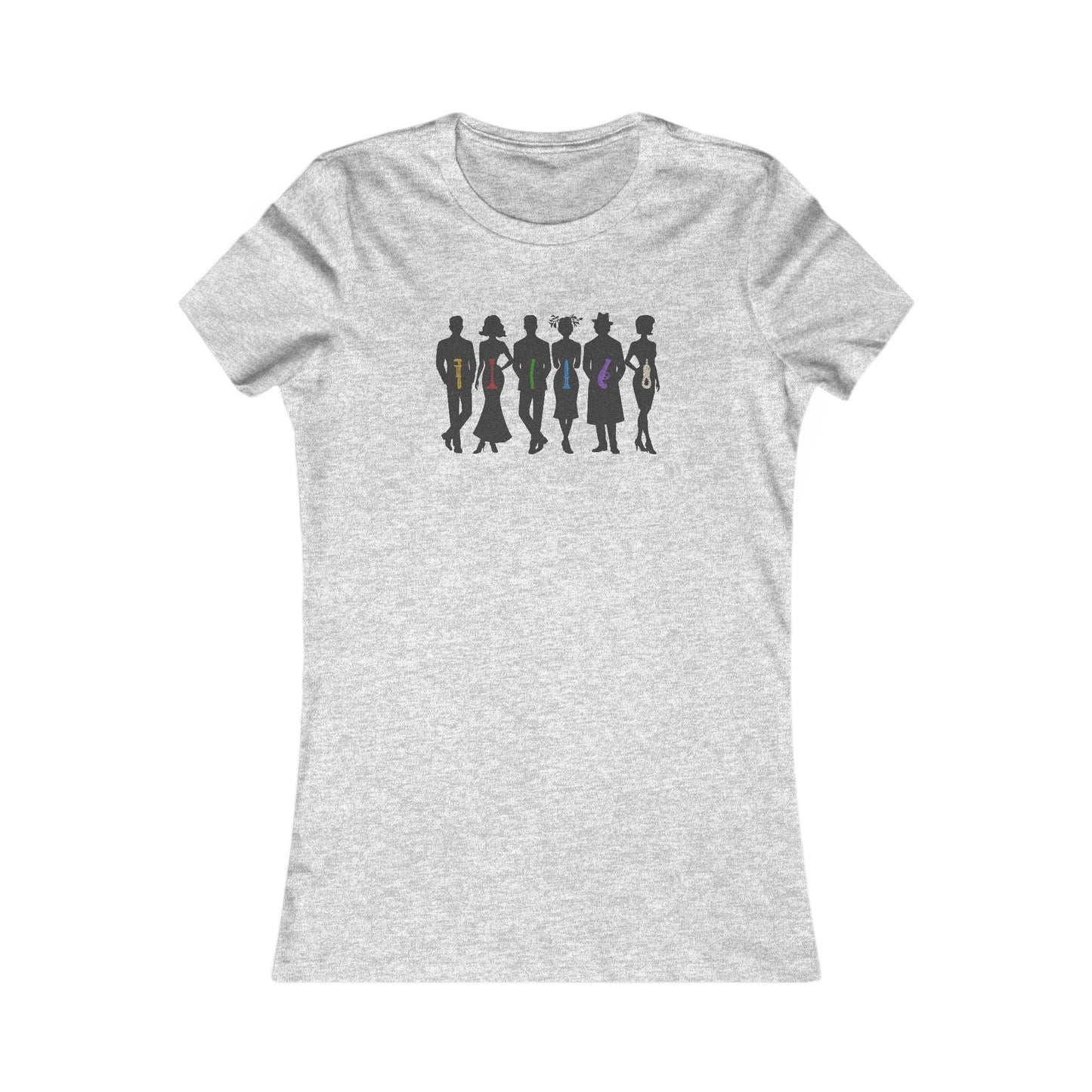 The Usual Suspects, Properly Armed — Clue Retro Women's Tee (Light)