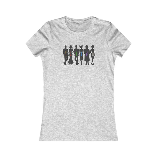 The Usual Suspects, Properly Armed — Clue Retro Women's Tee (Light)