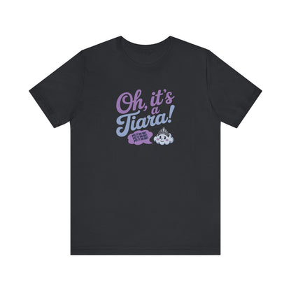 Oh, It’s a Tiara! (Put It On Me!) — Amy Farrah Fowler Retro Tee (Dark)