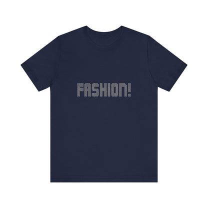 FASHION! — Psych Faux Rhinestones Retro Tee (Dark)