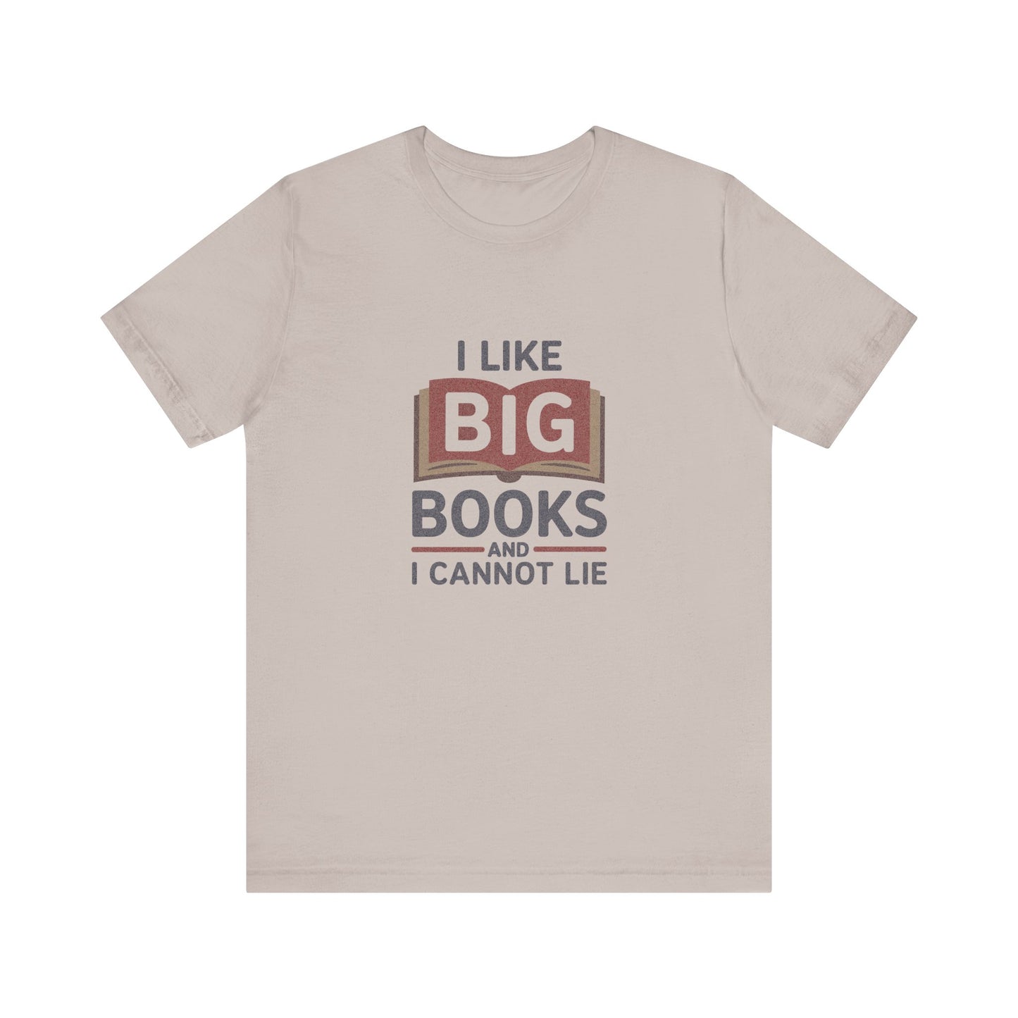 I Like Big Books and I Cannot Lie — Bibliophile Retro Tee (Light)