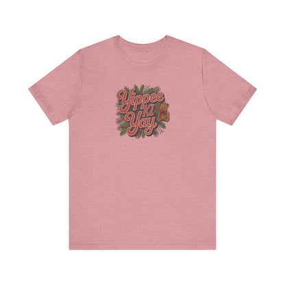 Yippee Ki Yay — Die Hard Retro Christmas Tee (Light)