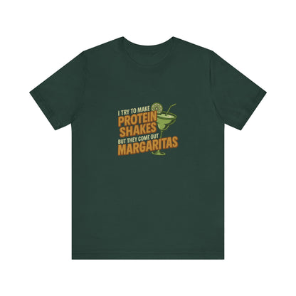 Protein Shakes (Oops, All Margaritas) — Retro Tee (Dark)