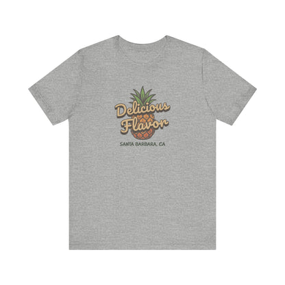 Delicious Flavor — Santa Barbara Pineapple Retro Tee (Light)