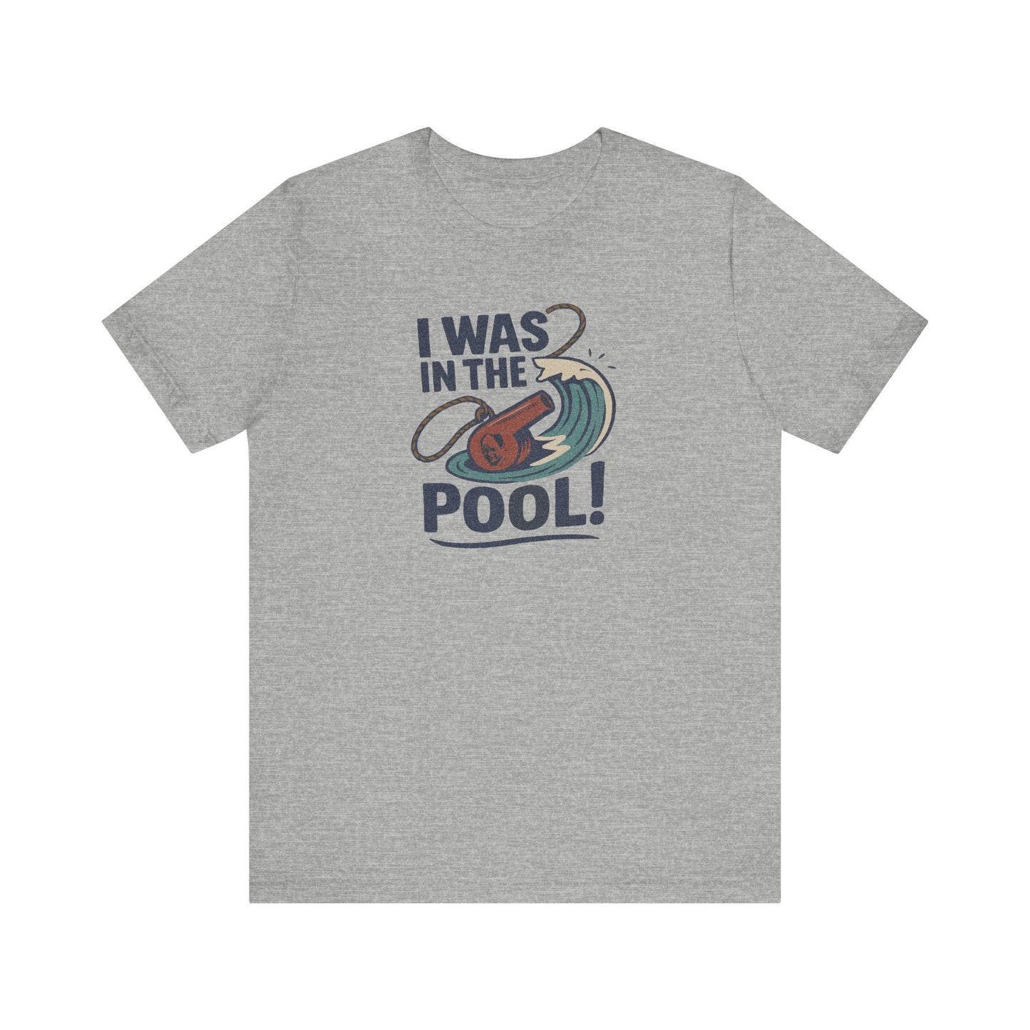 I Was in the Pool! — George Costanza Shrinkage Retro Tee (Light)