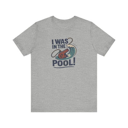 I Was in the Pool! — George Costanza Shrinkage Retro Tee (Light)