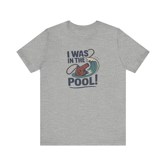 I Was in the Pool! — George Costanza Shrinkage Retro Tee (Light)