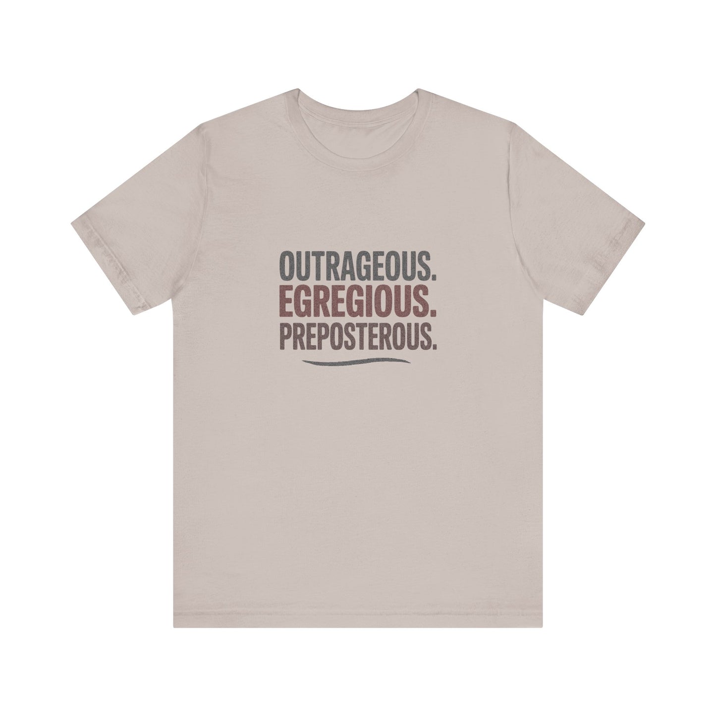 Outrageous Egregious Preposterous — Seinfeld Retro Tee (Light)