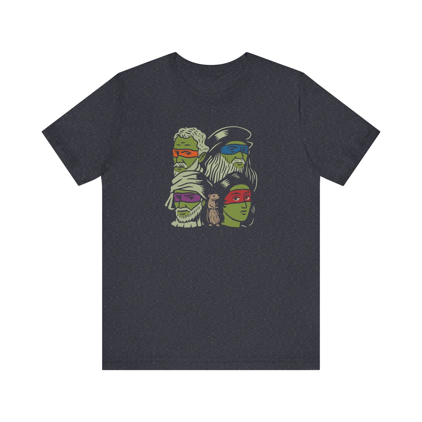 Renaissance Ninja Turtles — TMNT Retro Tee (Dark)