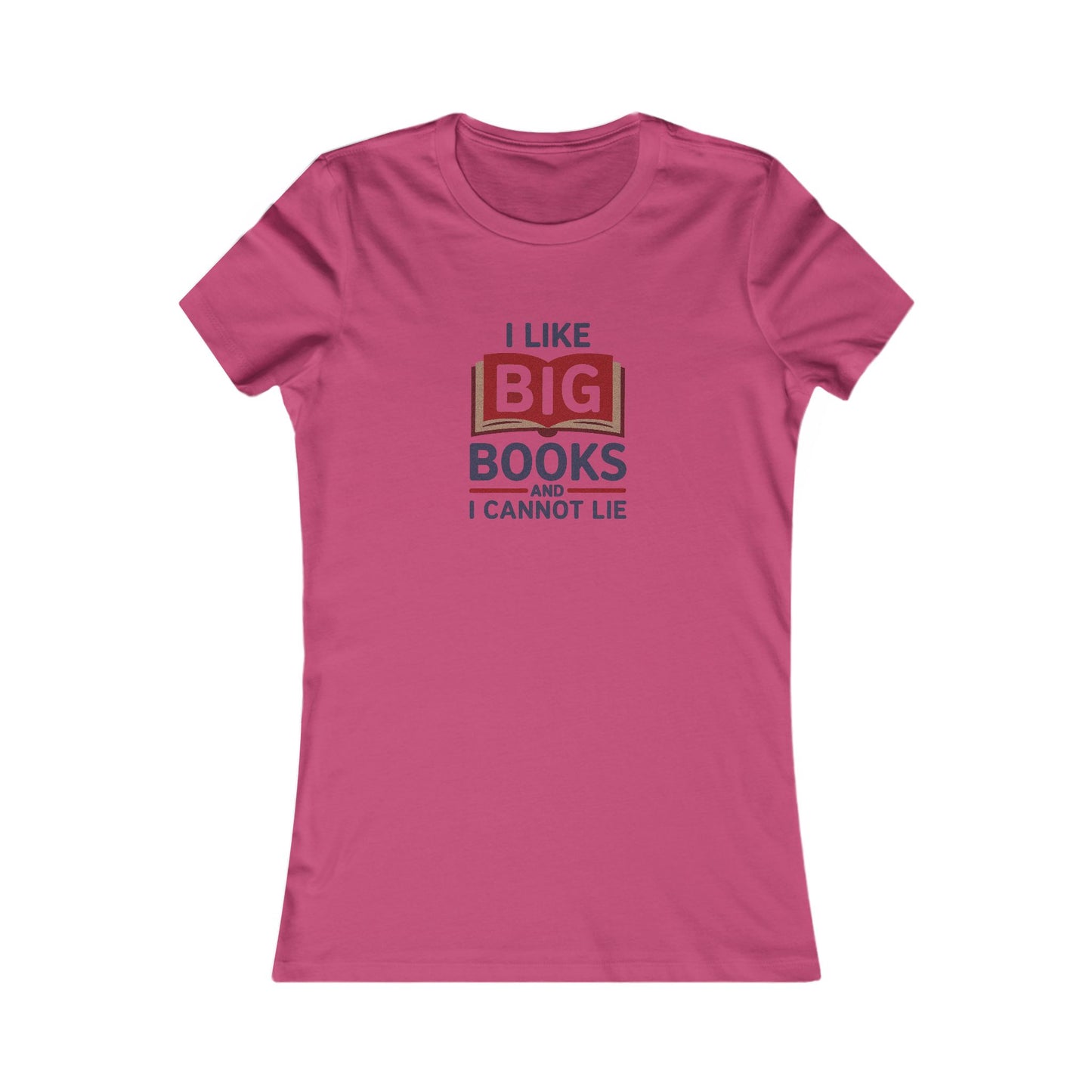 I Like Big Books and I Cannot Lie — Bibliophile Retro Women's Tee (Light)