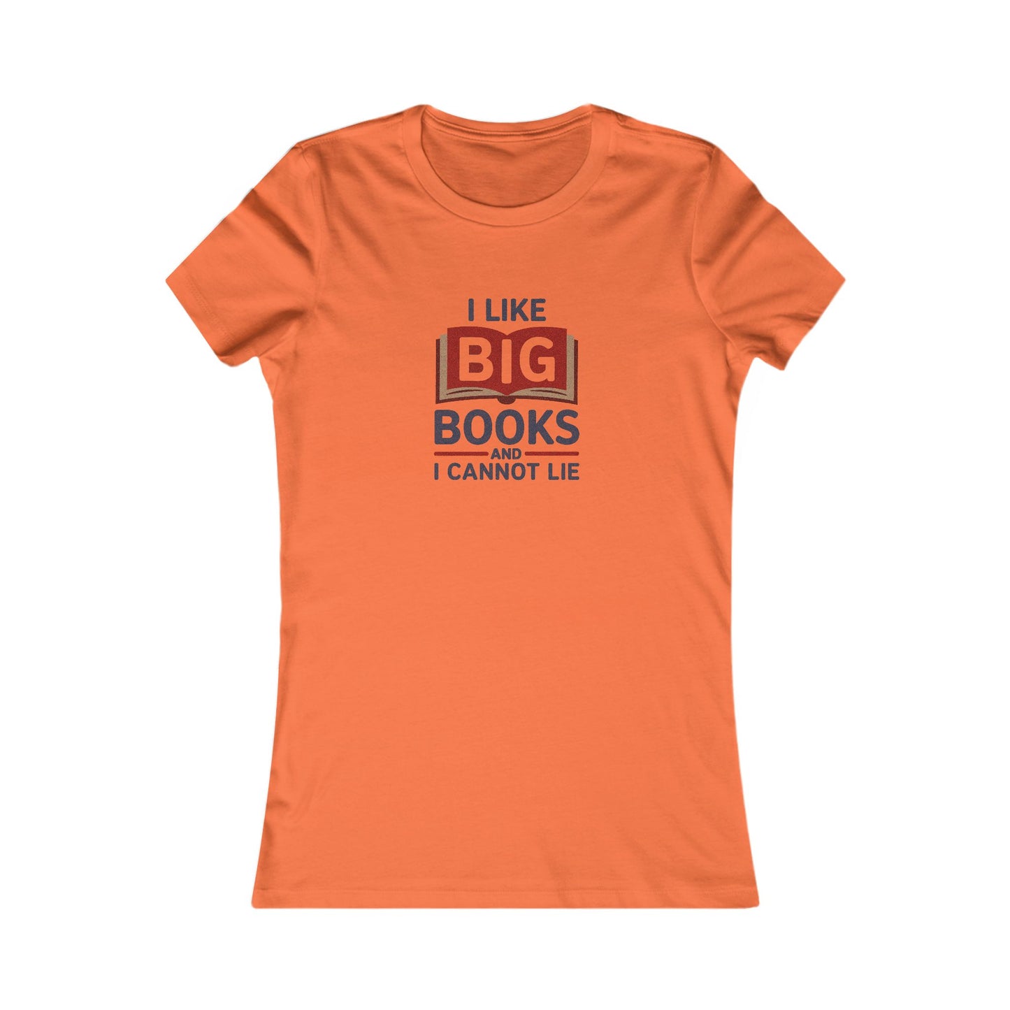 I Like Big Books and I Cannot Lie — Bibliophile Retro Women's Tee (Light)