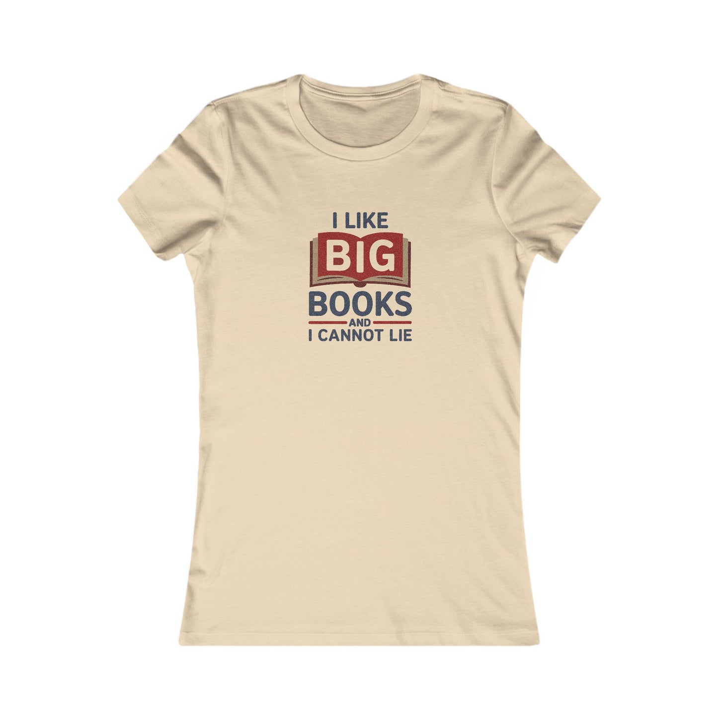 I Like Big Books and I Cannot Lie — Bibliophile Retro Women's Tee (Light)