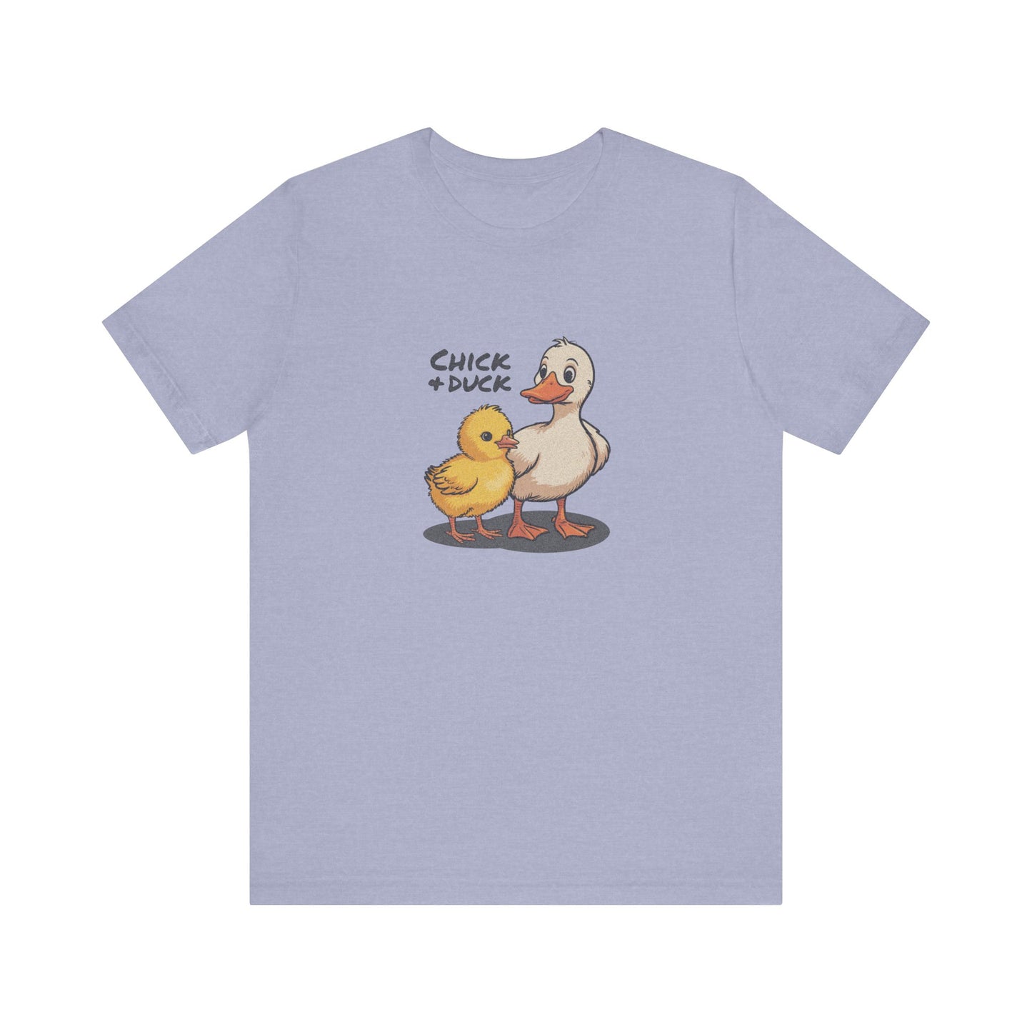 The Chick and the Duck — Friends Retro Tee (Light)
