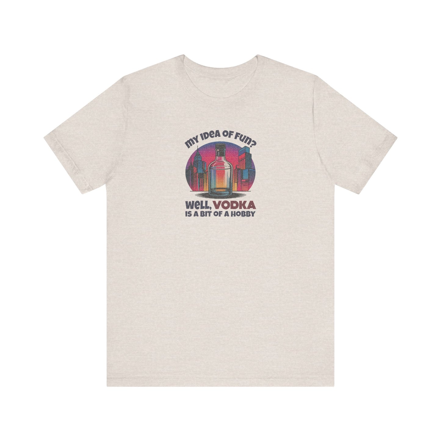 Vodka is a Bit of a Hobby — Retro Graphic Tee (Dark)