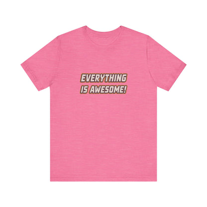 Everything is Awesome! — The LEGO Movie-Inspired Retro Tee (Light)