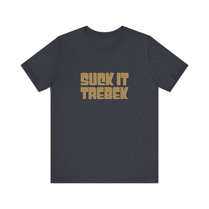 Suck It Trebek — SNL Celebrity Jeopardy Sketch Retro Tee (Dark)