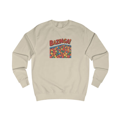 Bazinga! Ball Pit — Big Bang Theory Retro Sweatshirt (Light)