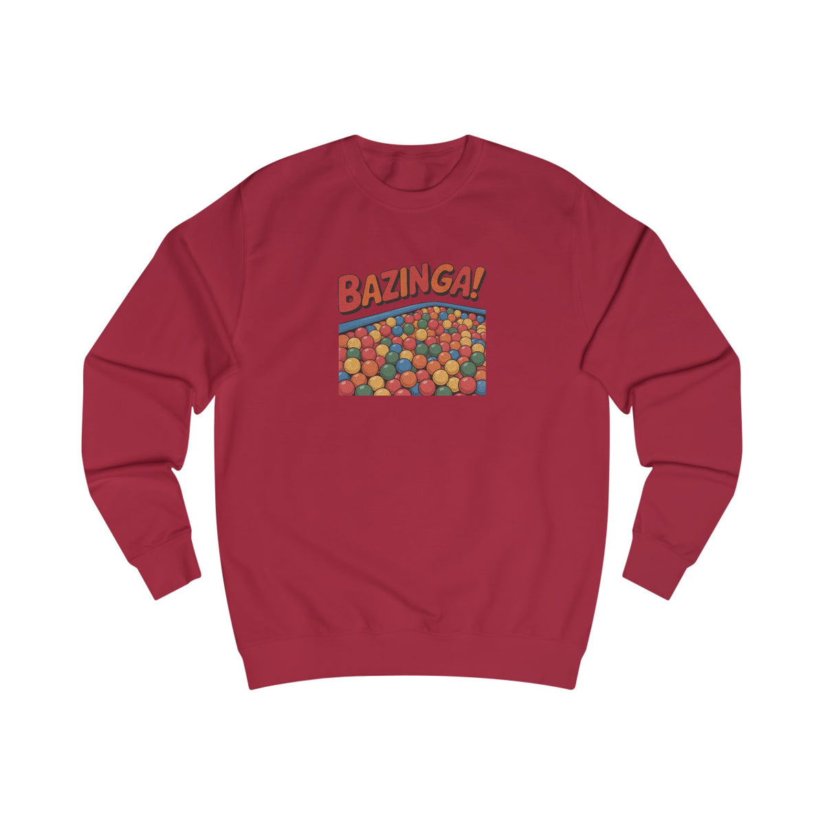 Bazinga! Ball Pit — Big Bang Theory Retro Sweatshirt (Light)