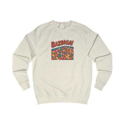 Bazinga! Ball Pit — Big Bang Theory Retro Sweatshirt (Light)