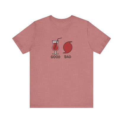 Good Hurricane, Bad Hurricane – Tropical Retro Tee (Light)