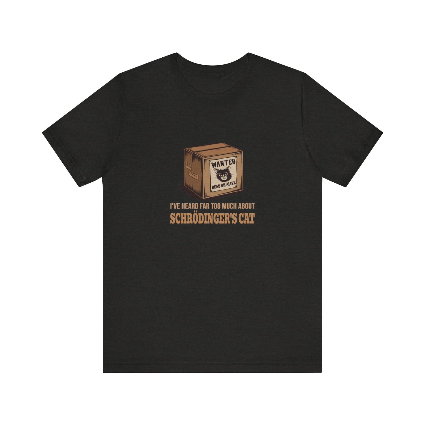 Schrödinger’s Cat — Big Bang Theory Retro Tee (Dark)