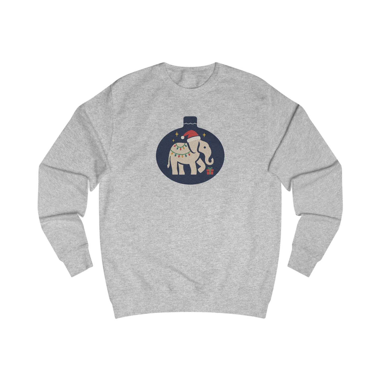 White Elephant Season — Retro Christmas Graphic Sweatshirt (Light)