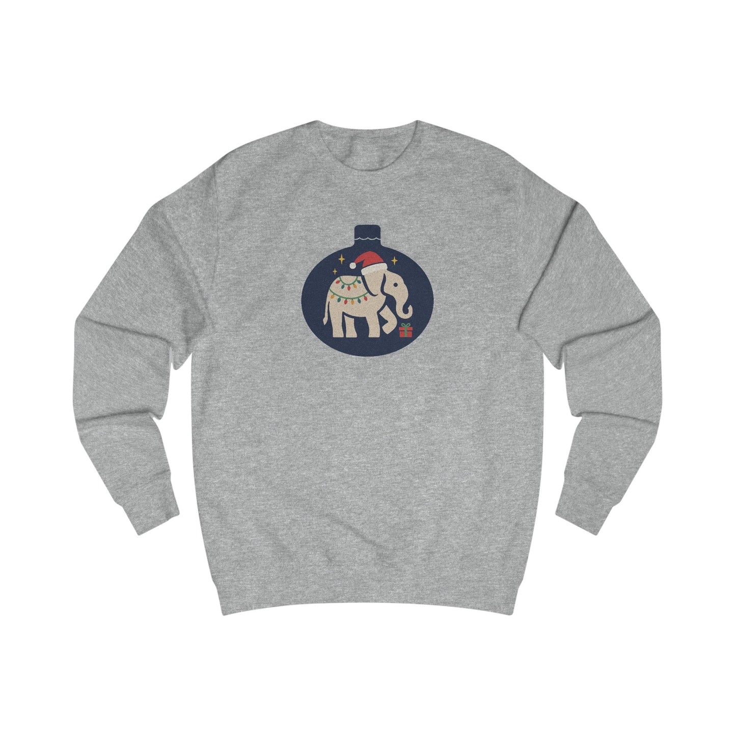 White Elephant Season — Retro Christmas Graphic Sweatshirt (Light)