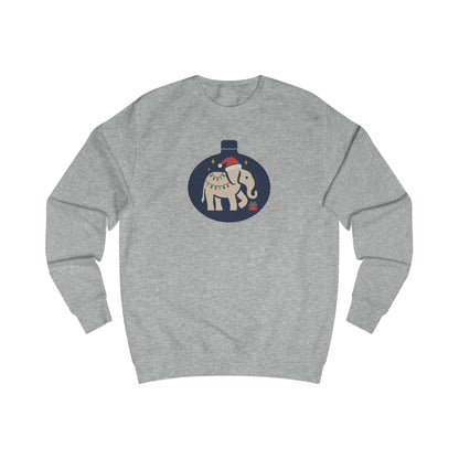 White Elephant Season — Retro Christmas Graphic Sweatshirt (Light)