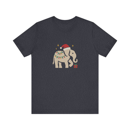 White Elephant Season — Retro Christmas Graphic Tee (Dark)