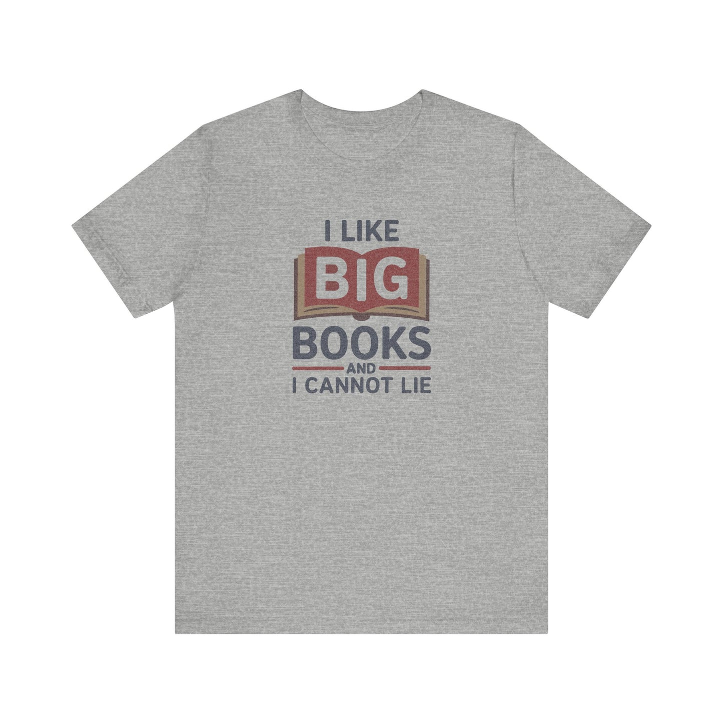 I Like Big Books and I Cannot Lie — Bibliophile Retro Tee (Light)