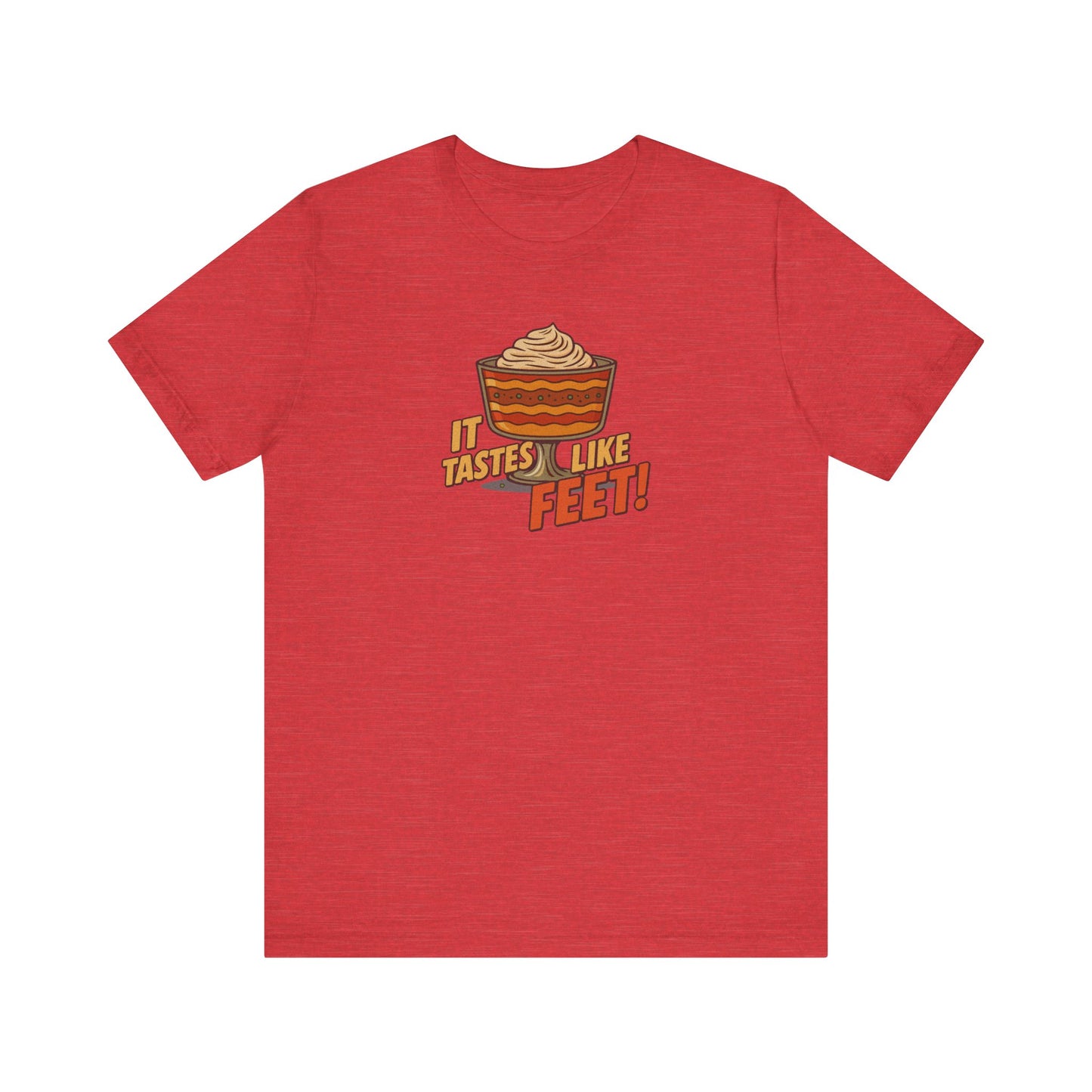 It Tastes Like Feet! — Thanksgiving Trifle Retro Tee (Light)