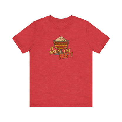 It Tastes Like Feet! — Thanksgiving Trifle Retro Tee (Light)