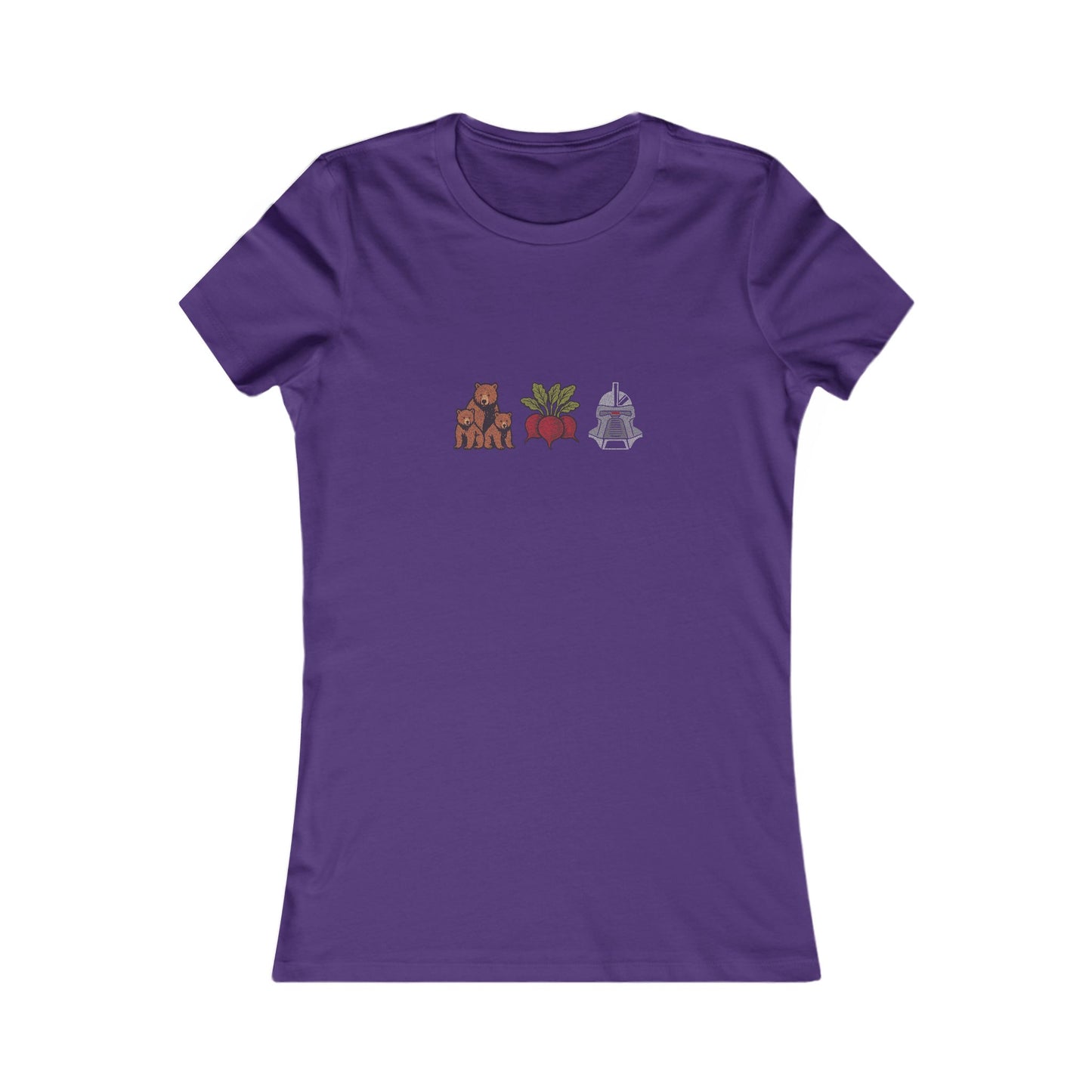 Bears, Beets, Battlestar (Icons) — Retro Women's Tee (Dark)