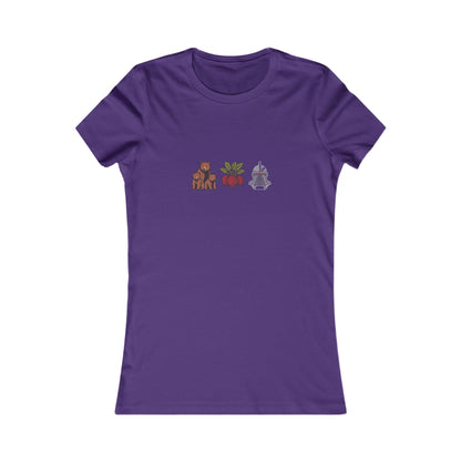 Bears, Beets, Battlestar (Icons) — Retro Women's Tee (Dark)