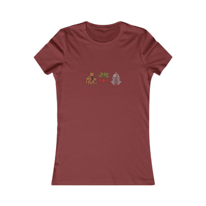 Bears, Beets, Battlestar (Icons) — Retro Women's Tee (Dark)