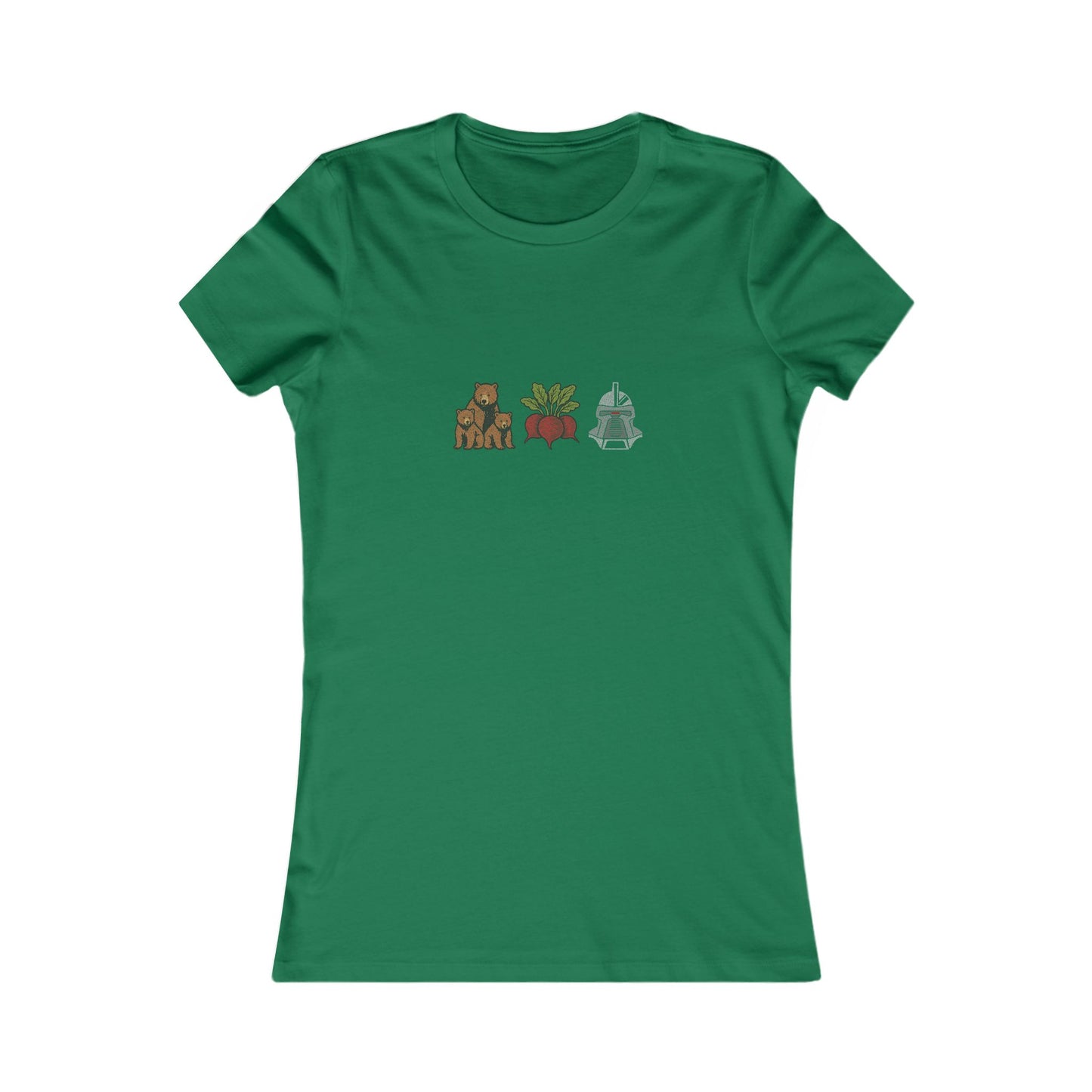 Bears, Beets, Battlestar (Icons) — Retro Women's Tee (Dark)