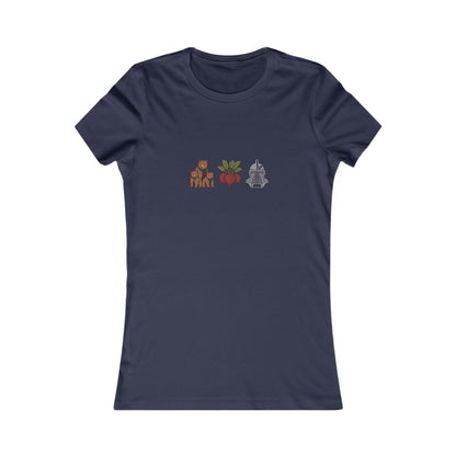 Bears, Beets, Battlestar (Icons) — Retro Women's Tee (Dark)